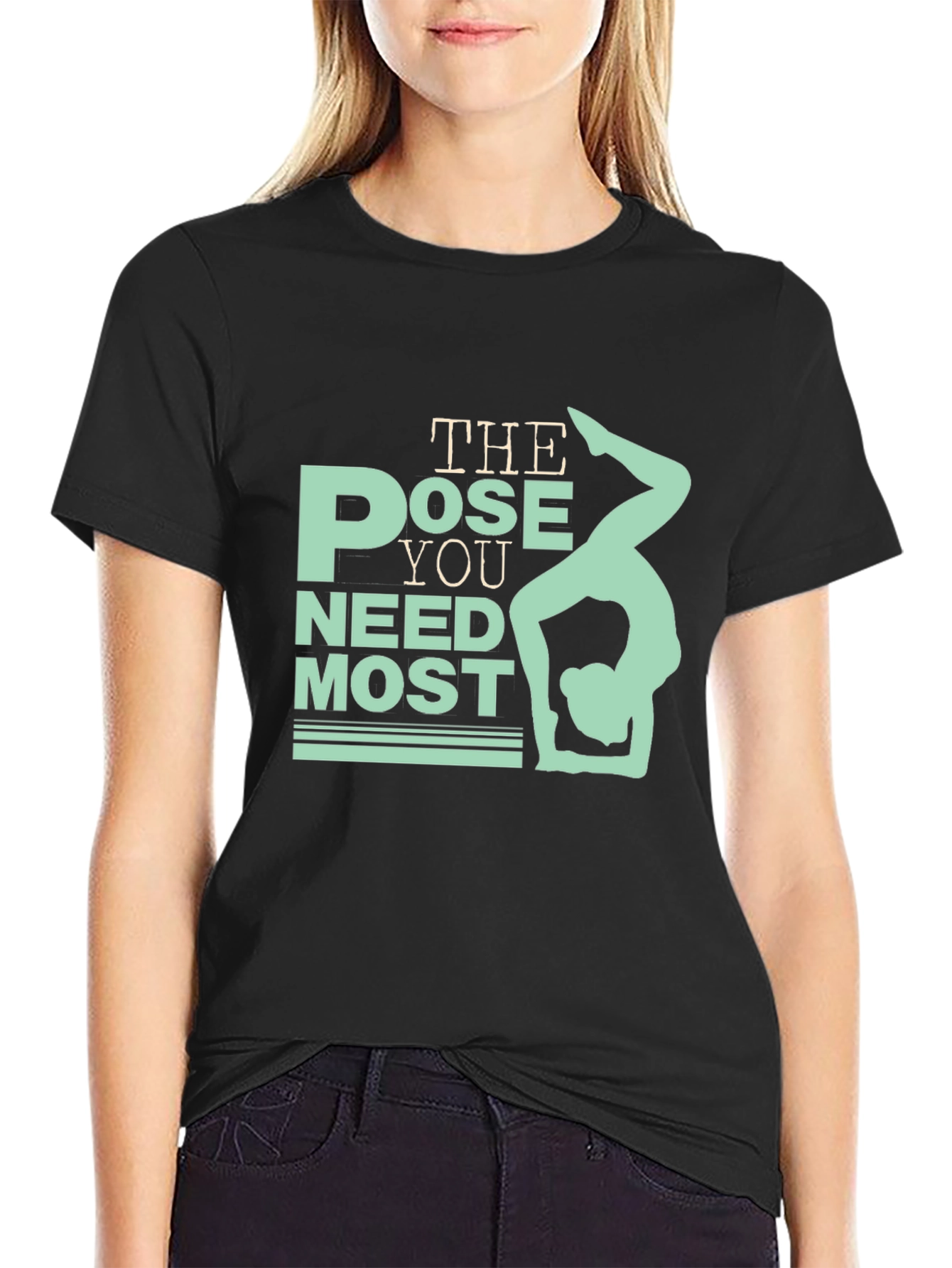 Yoga Pose Graphic Tee - Need Most