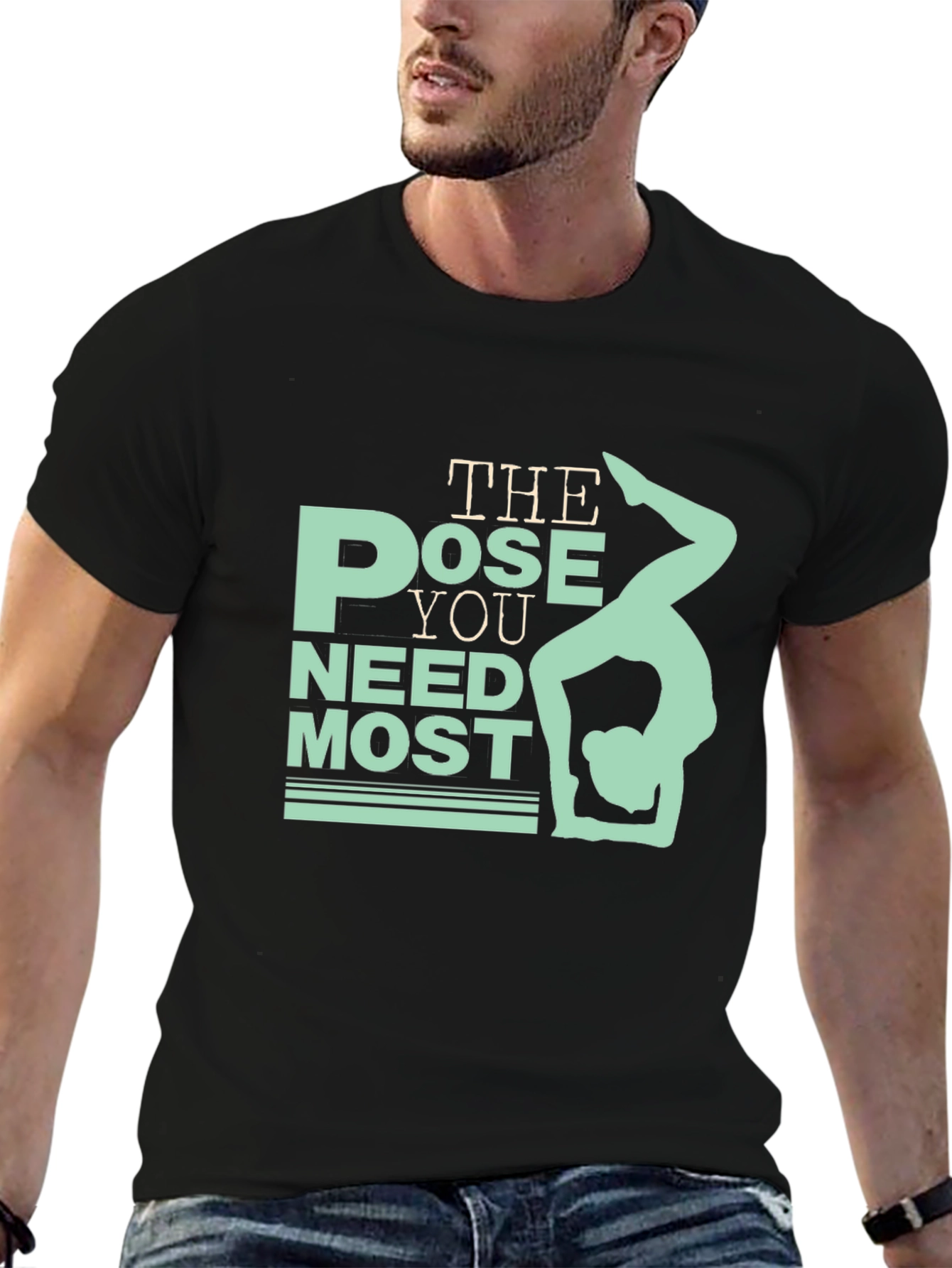 Yoga Pose Graphic Tee - Need Most