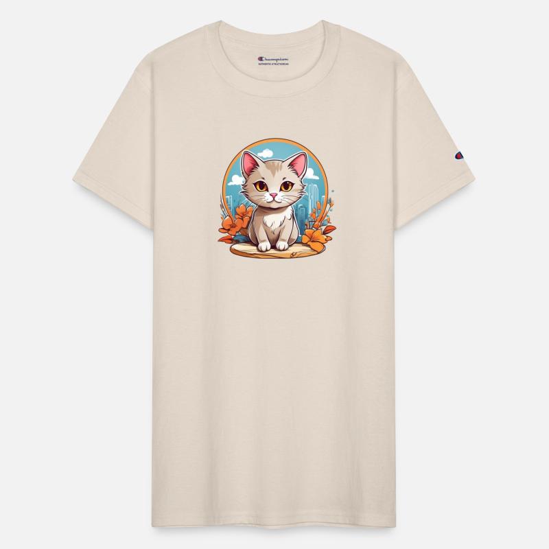 Adorable Whisker Wonders: Cute Cat Pawsitivity Tee