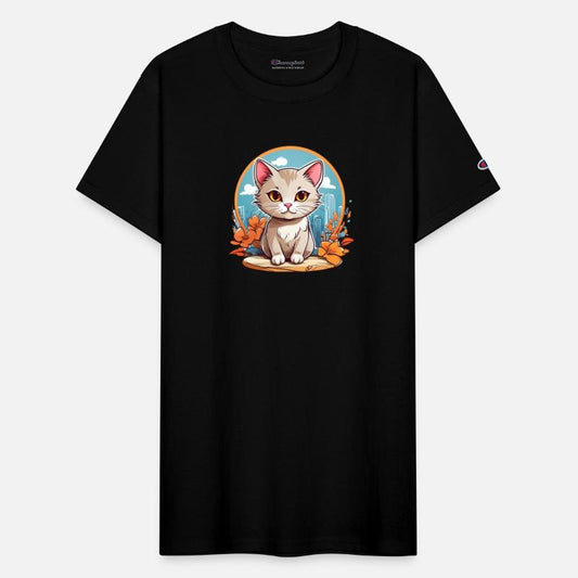 Adorable Whisker Wonders: Cute Cat Pawsitivity Tee