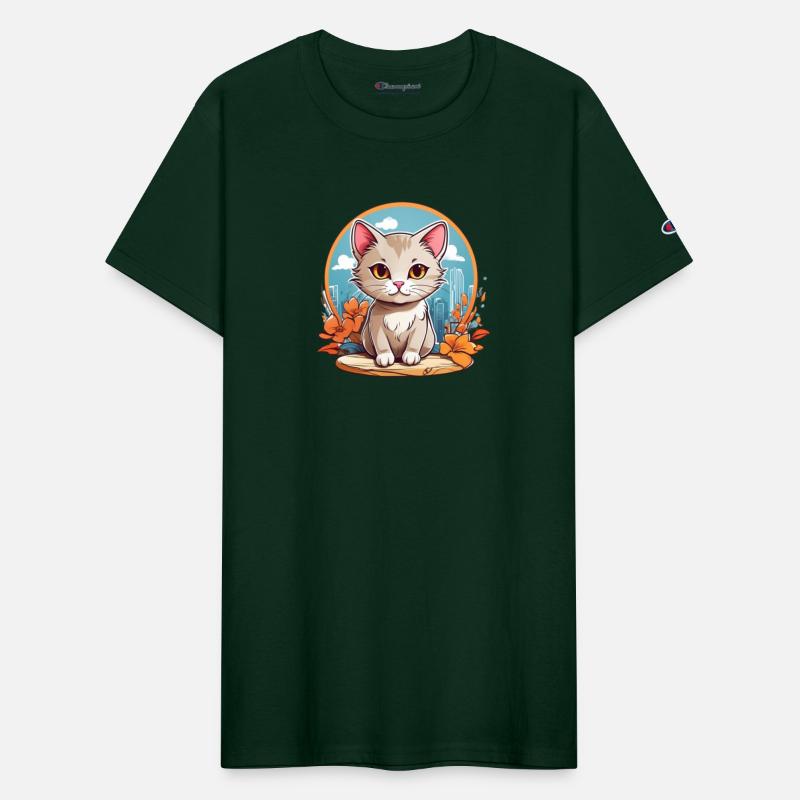 Adorable Whisker Wonders: Cute Cat Pawsitivity Tee