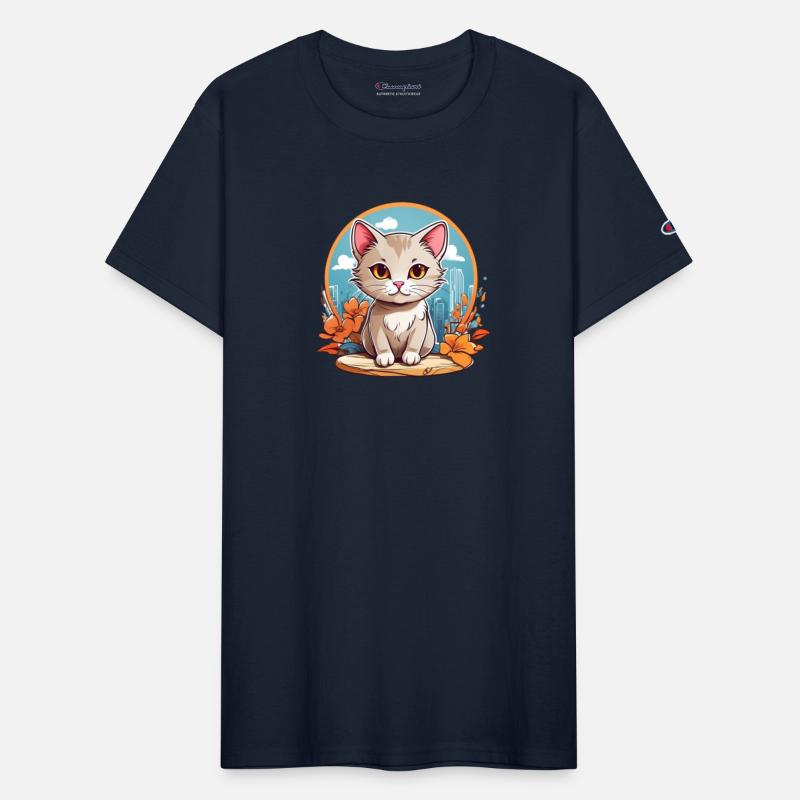 Adorable Whisker Wonders: Cute Cat Pawsitivity Tee