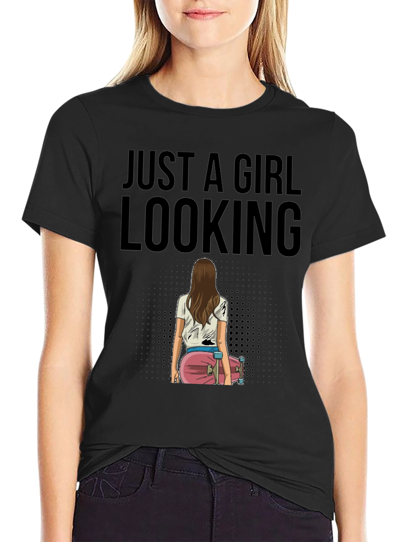 Just A Girl Looking T-Shirt