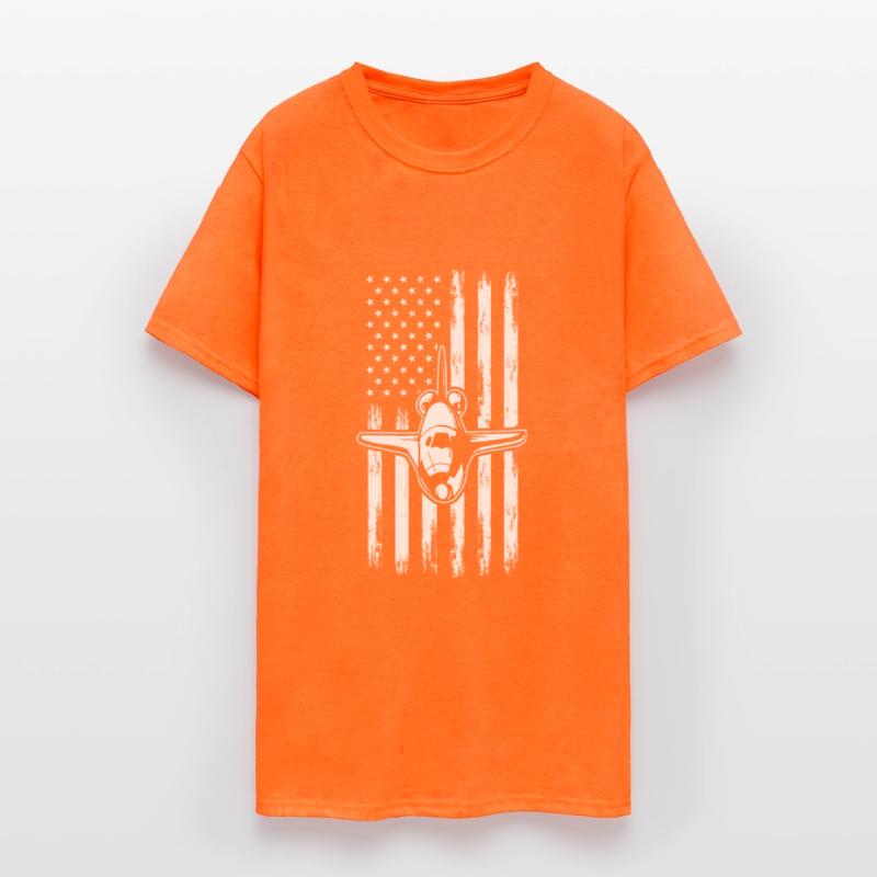 Aerospace Space Exploration Space Travel USA Flag