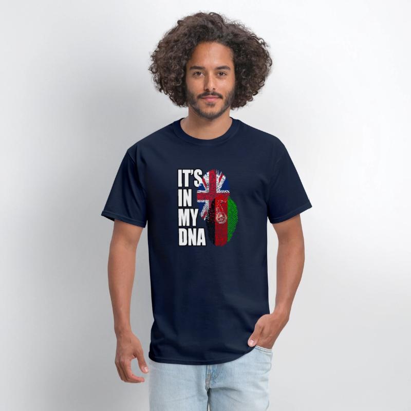 Afghan And British Mix Heritage DNA Flag