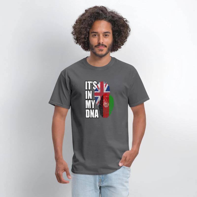 Afghan And British Mix Heritage DNA Flag