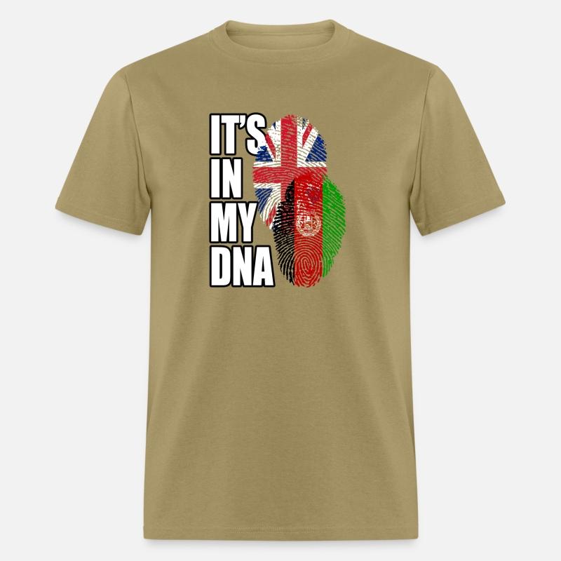 Afghan And British Mix Heritage DNA Flag