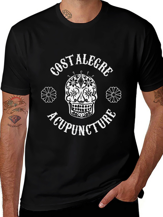 Costa Alegre Acupuncture Sugar Skull T-Shirt