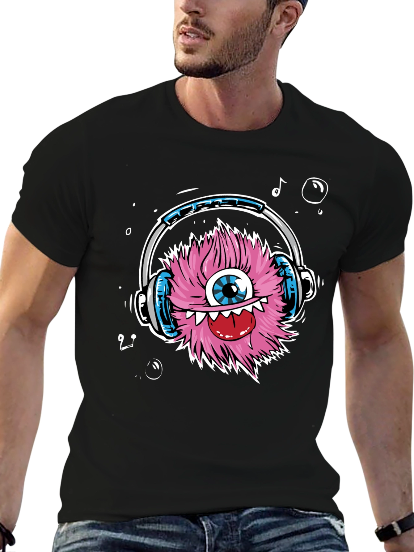 Monster Headphones Graphic Tee - Funky & Unique