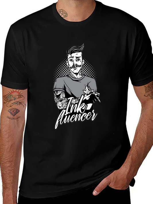 Ink Influencer Graphic Tee - Tattoo Artist T-Shirt