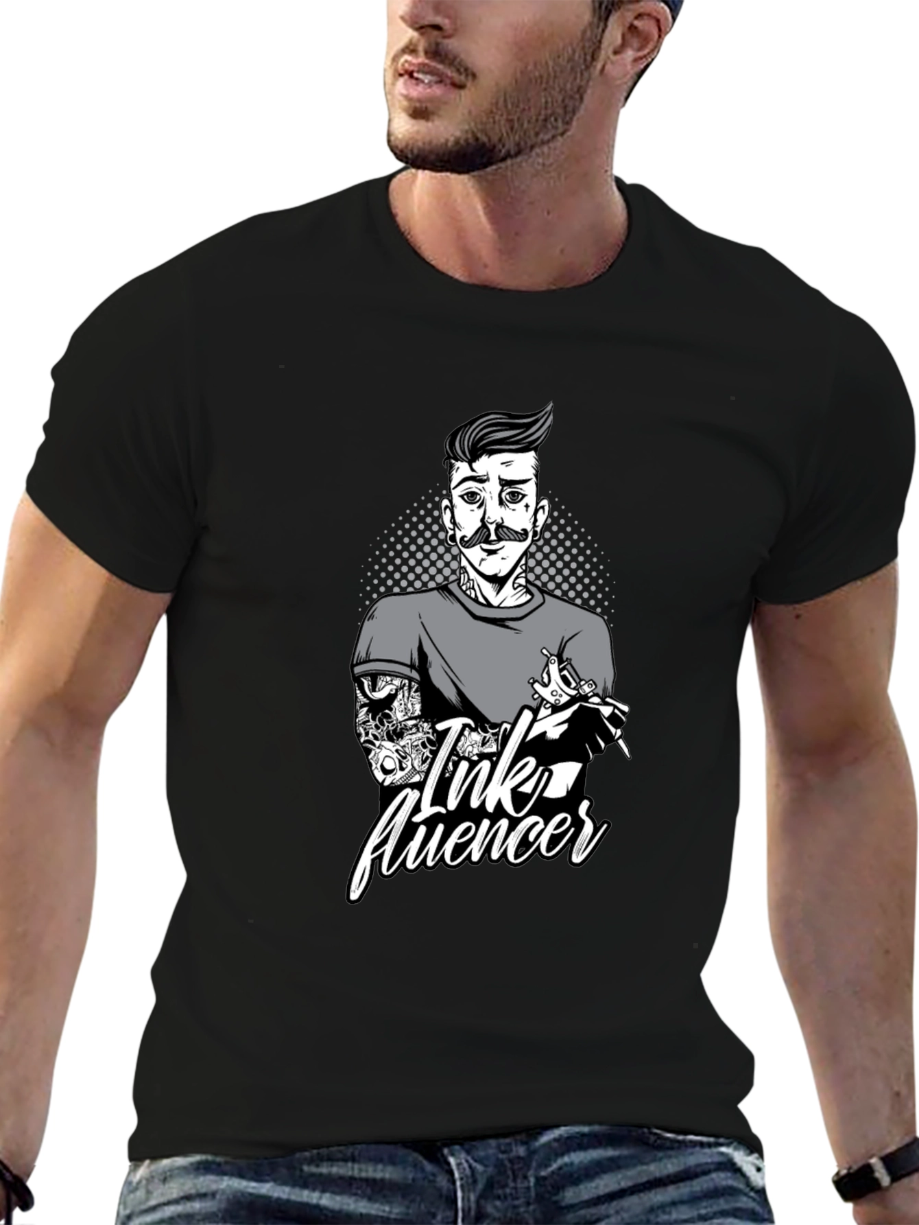 Ink Influencer Graphic Tee - Tattoo Artist T-Shirt