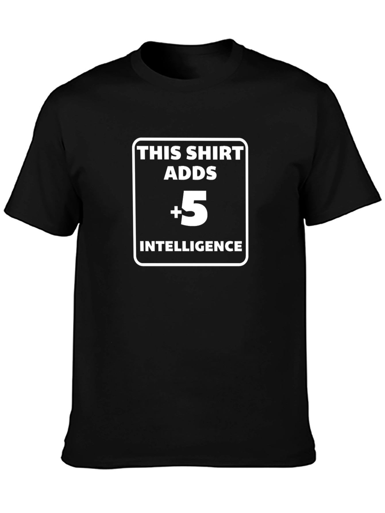 Intelligence Boost T-Shirt: Adds +5!