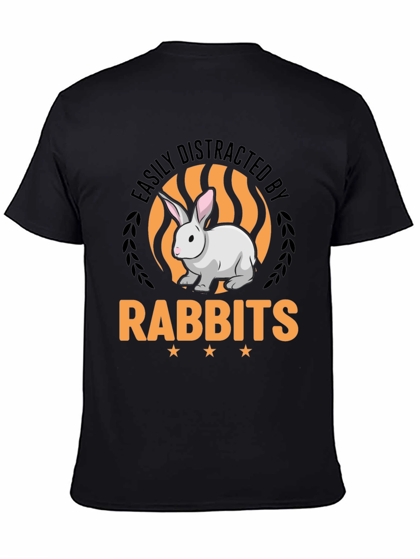 Easily Distracted By Rabbits Graphic Tee