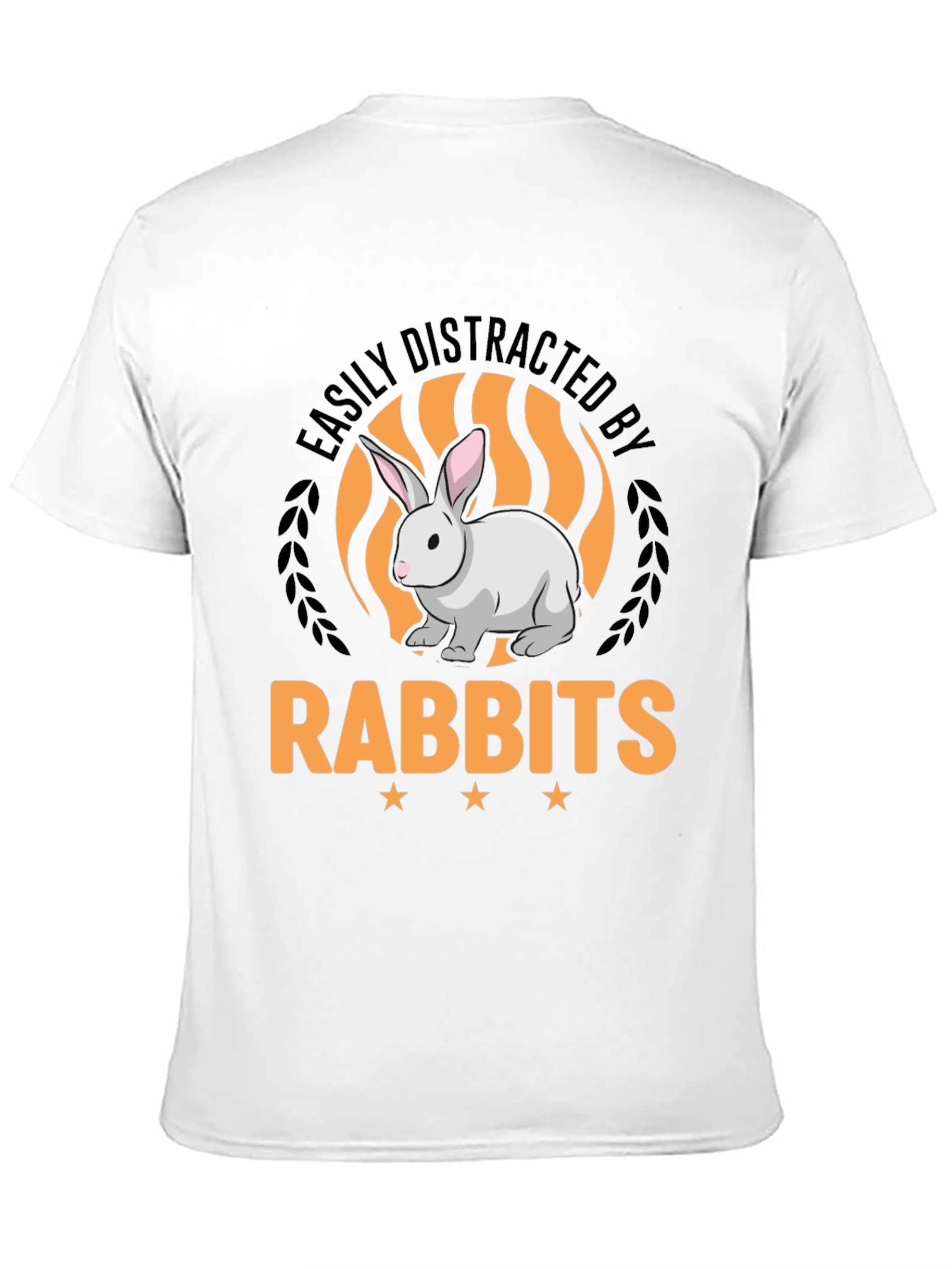 Easily Distracted By Rabbits Graphic Tee