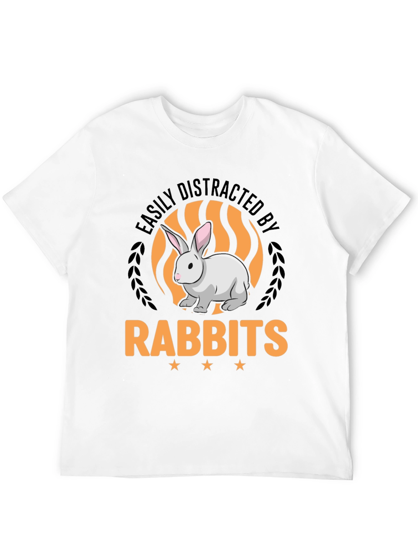Easily Distracted By Rabbits Graphic Tee