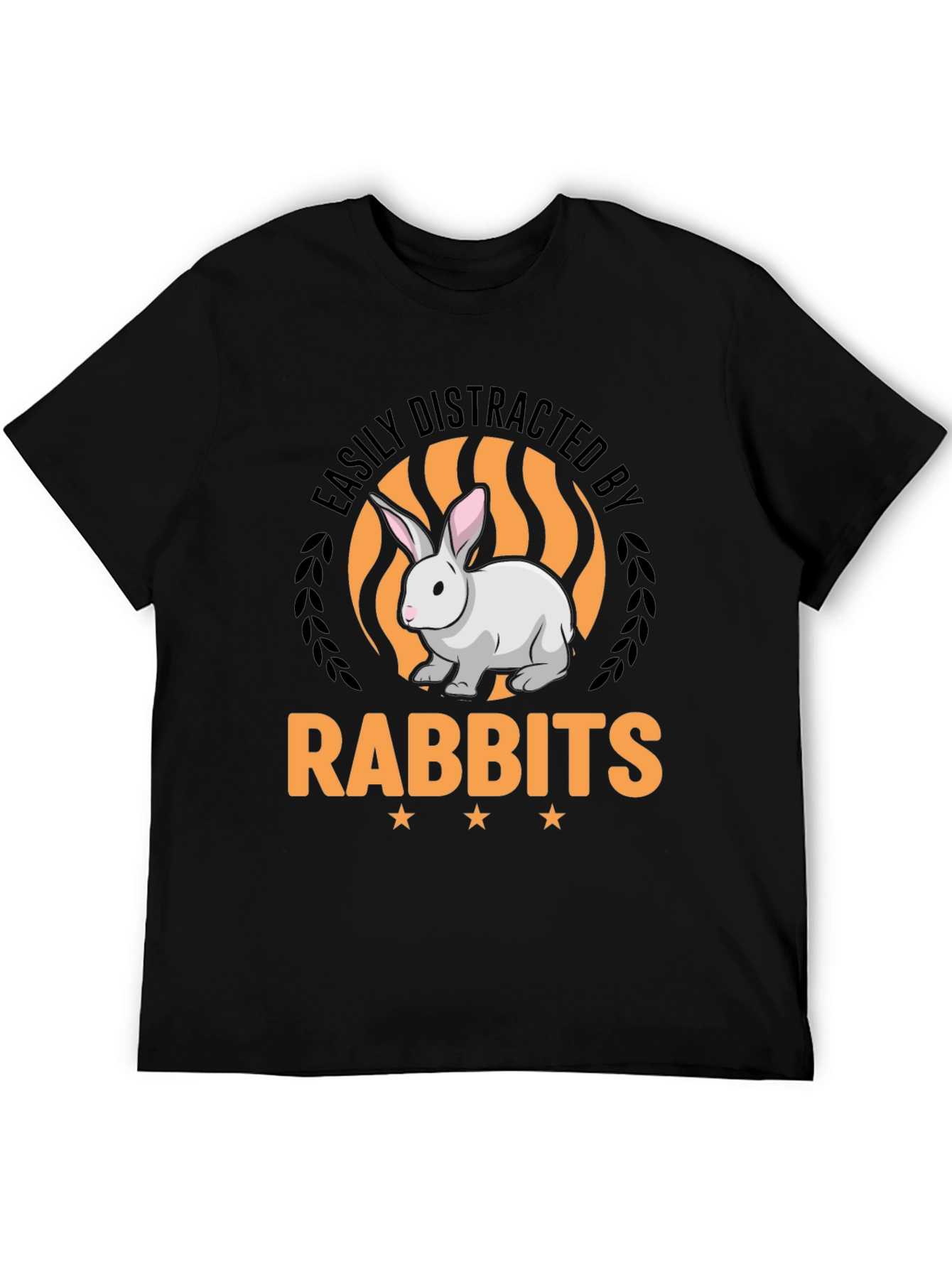 Easily Distracted By Rabbits Graphic Tee