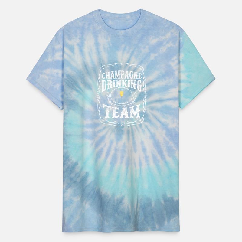 Alcohol Drinking Team T-Shirt - Sparkling Wine Pun