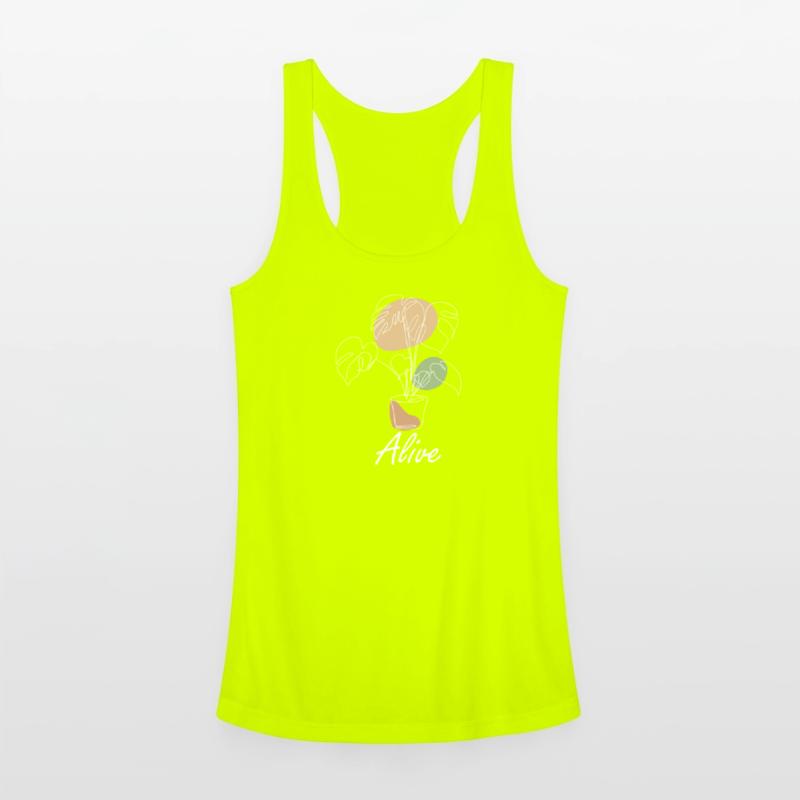 Alive, one line plant, inspirational meanings