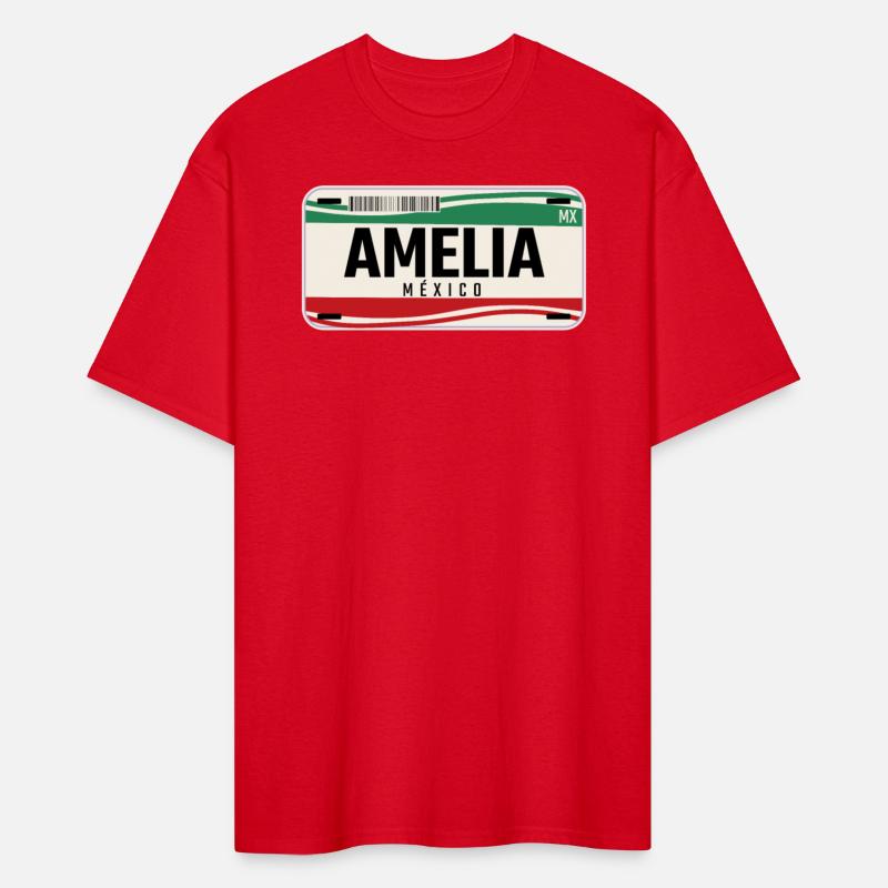 Amelia Personalized Mexican Vehicle plates w name