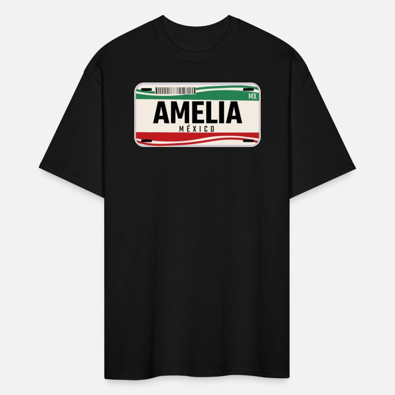 Amelia Personalized Mexican Vehicle plates w name