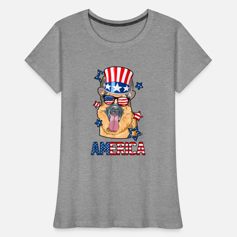 America German Shepherd Dog Owner 4th of July