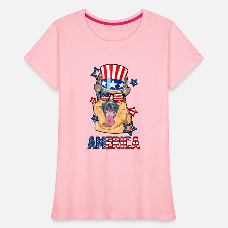 America German Shepherd Dog Owner 4th of July