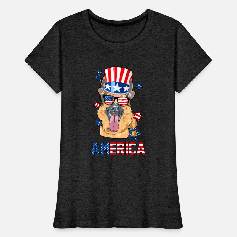 America German Shepherd Dog Owner 4th of July
