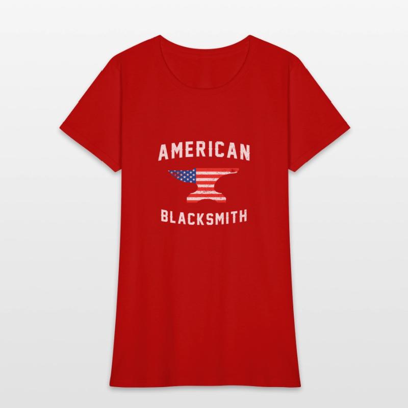 American Blacksmith Flag United States Patriotic