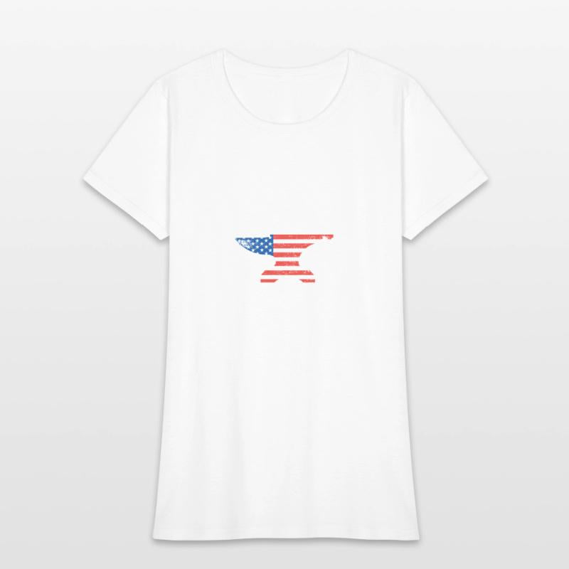 American Blacksmith Flag United States Patriotic
