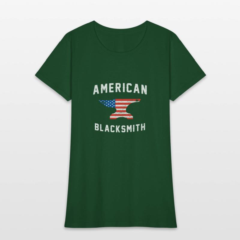 American Blacksmith Flag United States Patriotic