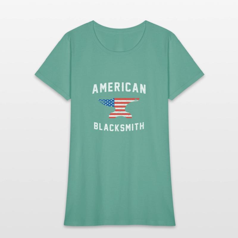 American Blacksmith Flag United States Patriotic