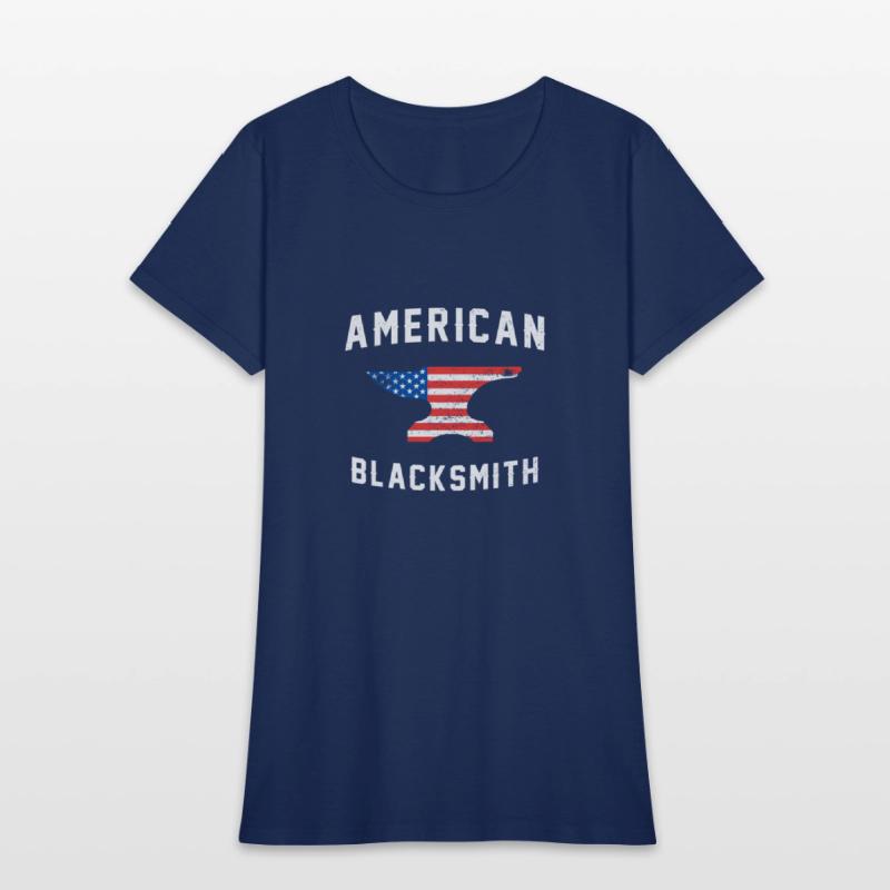 American Blacksmith Flag United States Patriotic