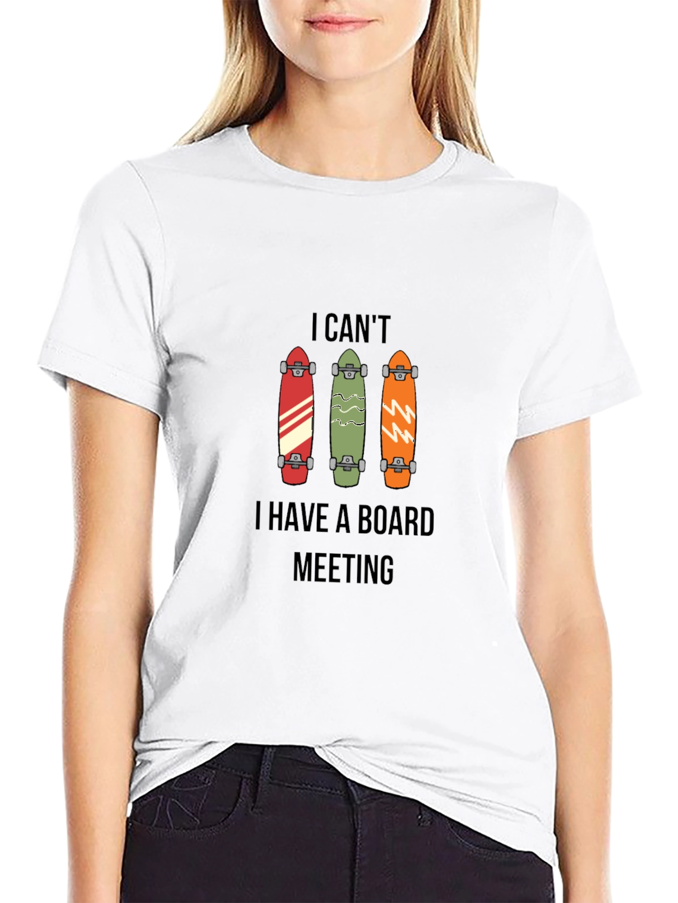 Board Meeting Skateboard T-Shirt Funny Skater Tee