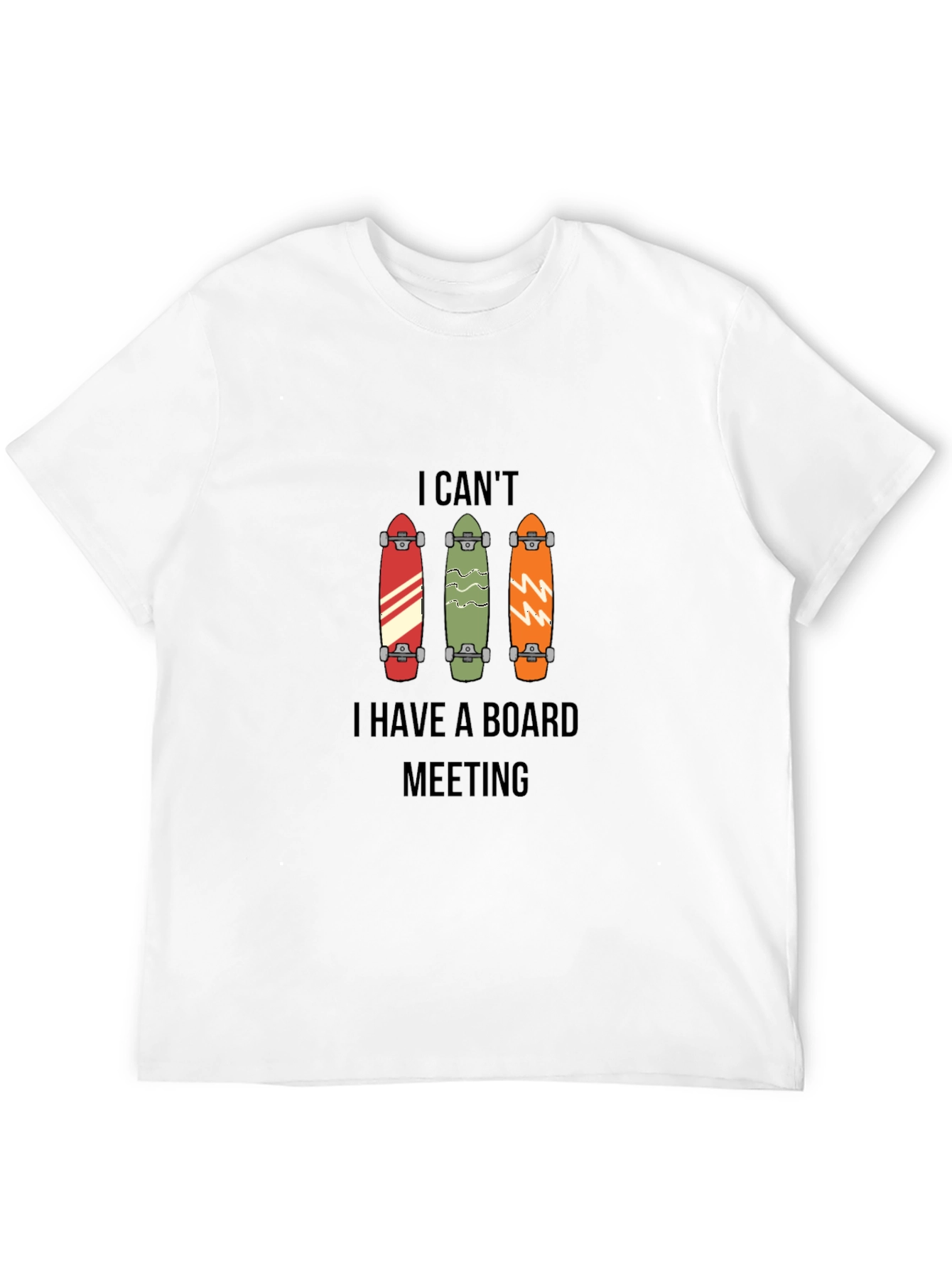 Board Meeting Skateboard T-Shirt Funny Skater Tee