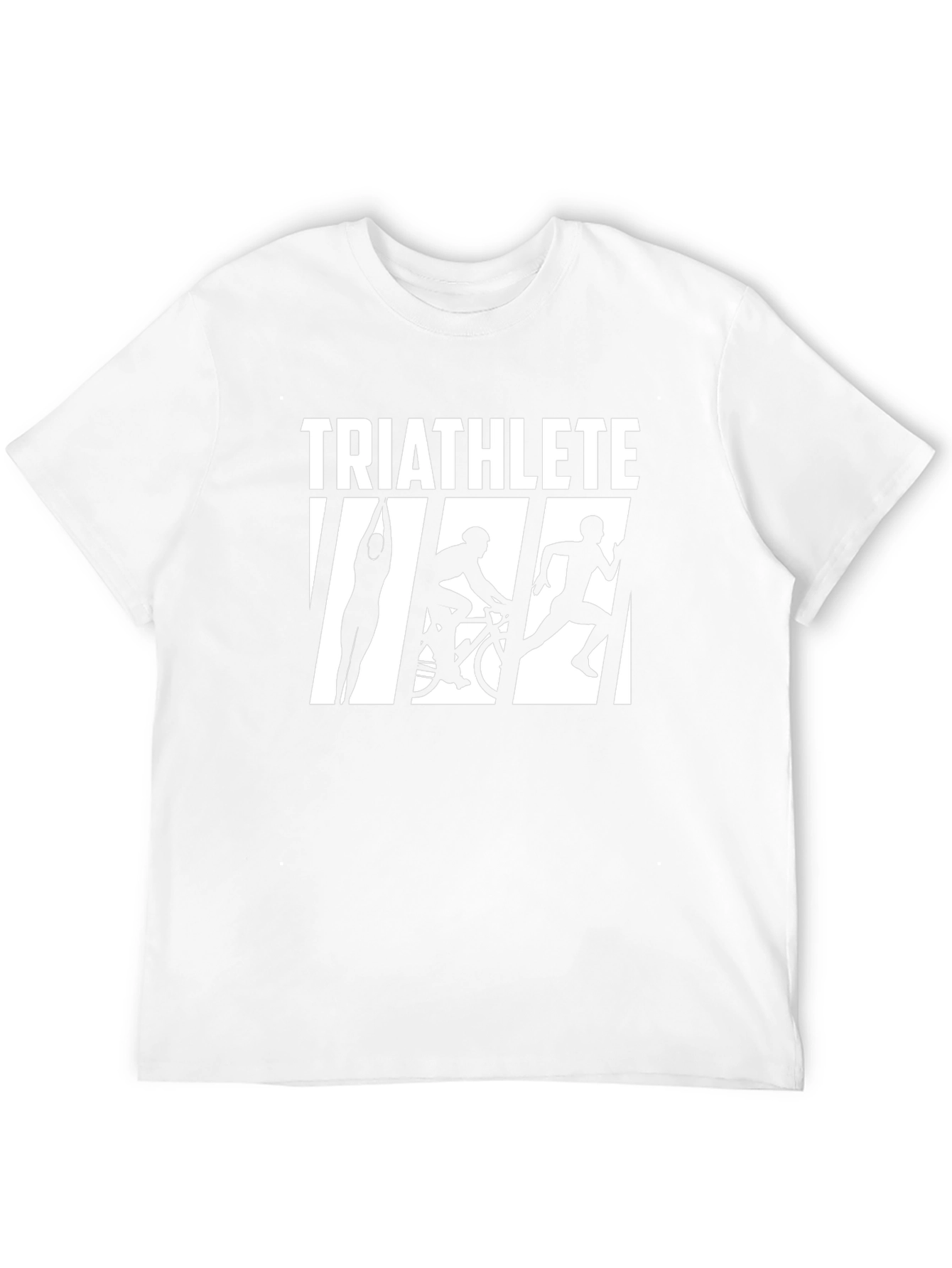 Triathlete Black Graphic Tee