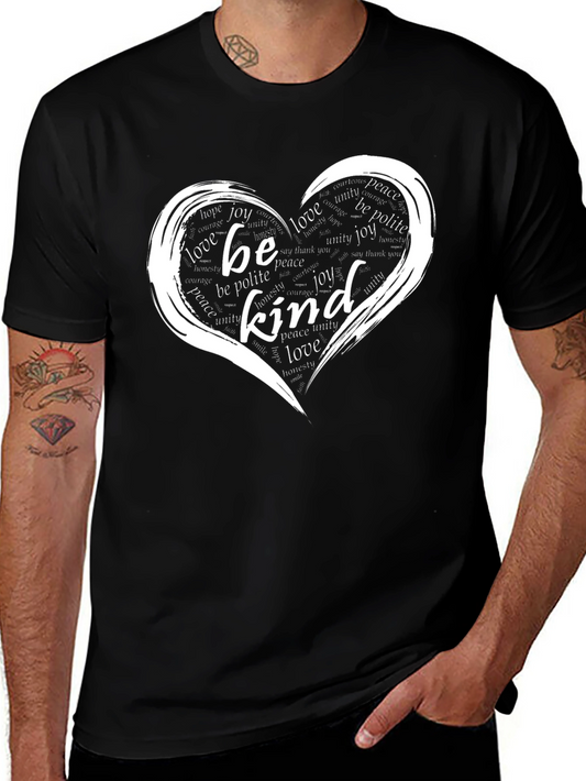 Be Kind Heart Graphic T-Shirt