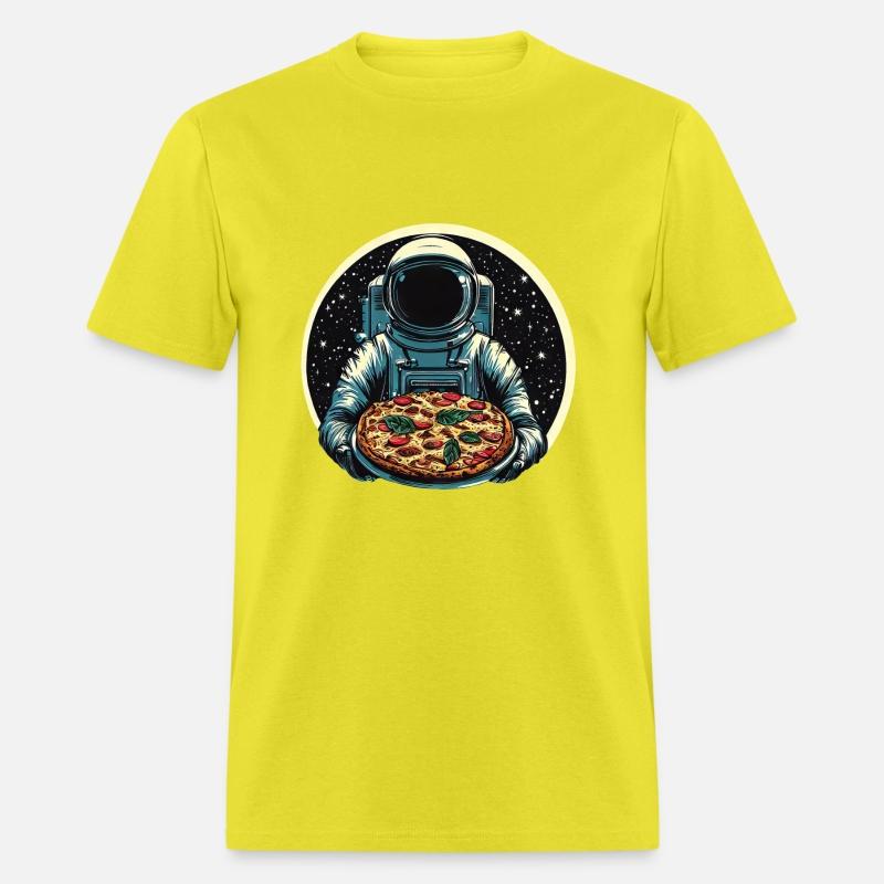 Astronaut with Salami Pizza - Space Design