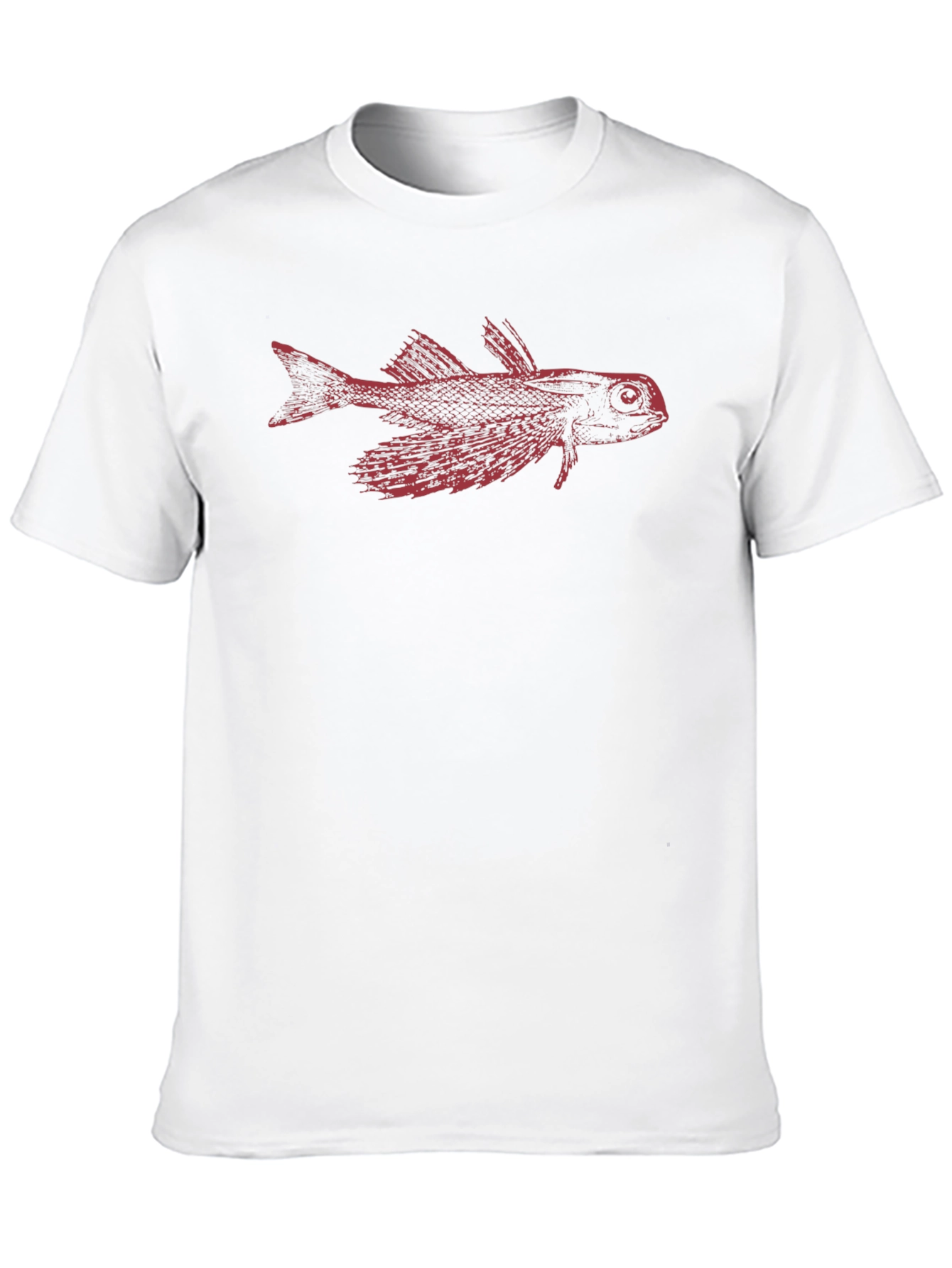 Cool Fish Graphic Tee - Black Casual Shirt