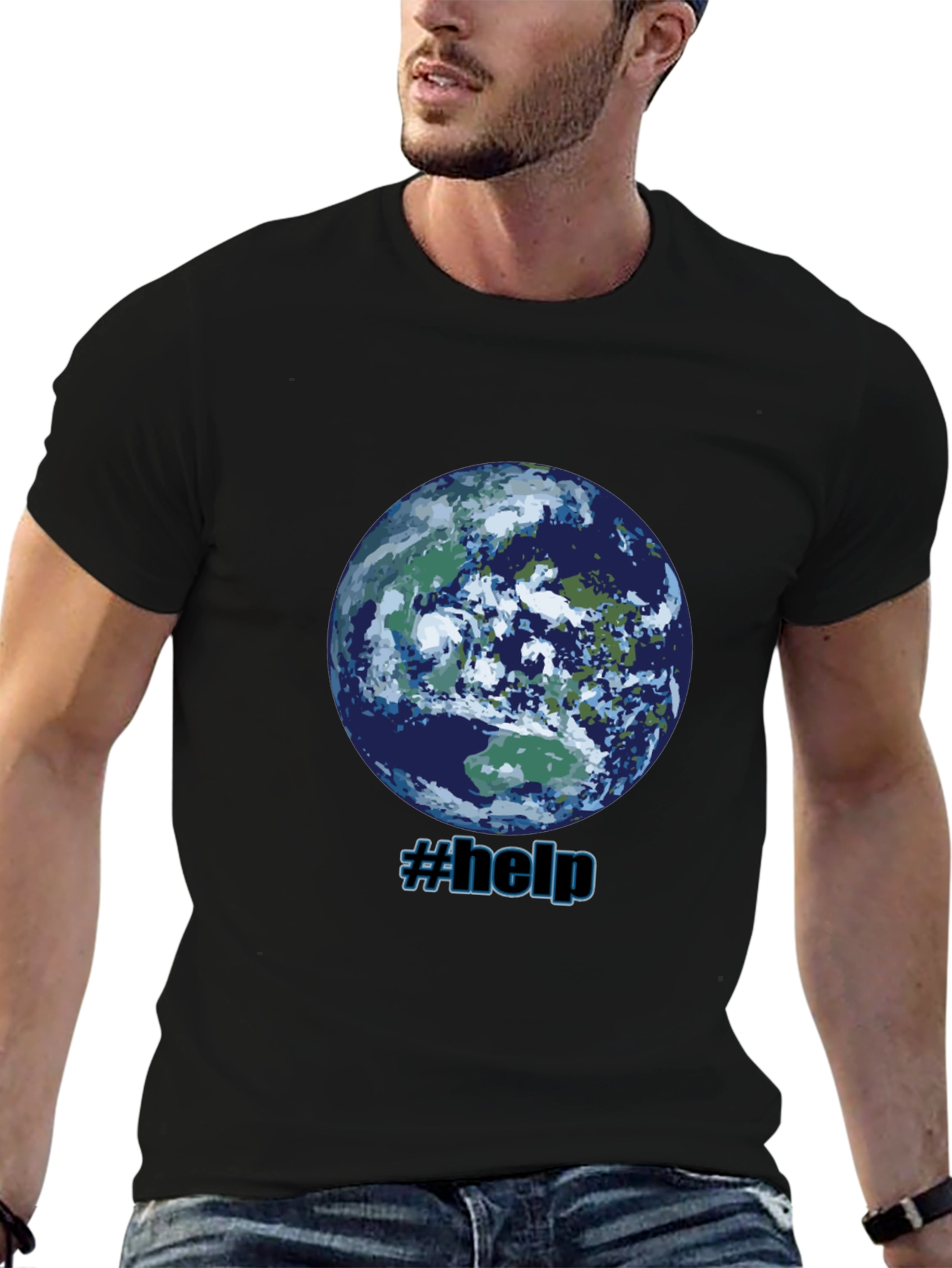 Earth Graphic Tee - Help Save the Planet