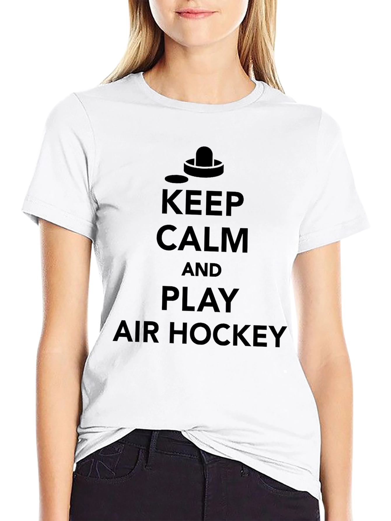 Keep Calm and Play Air Hockey T-Shirt