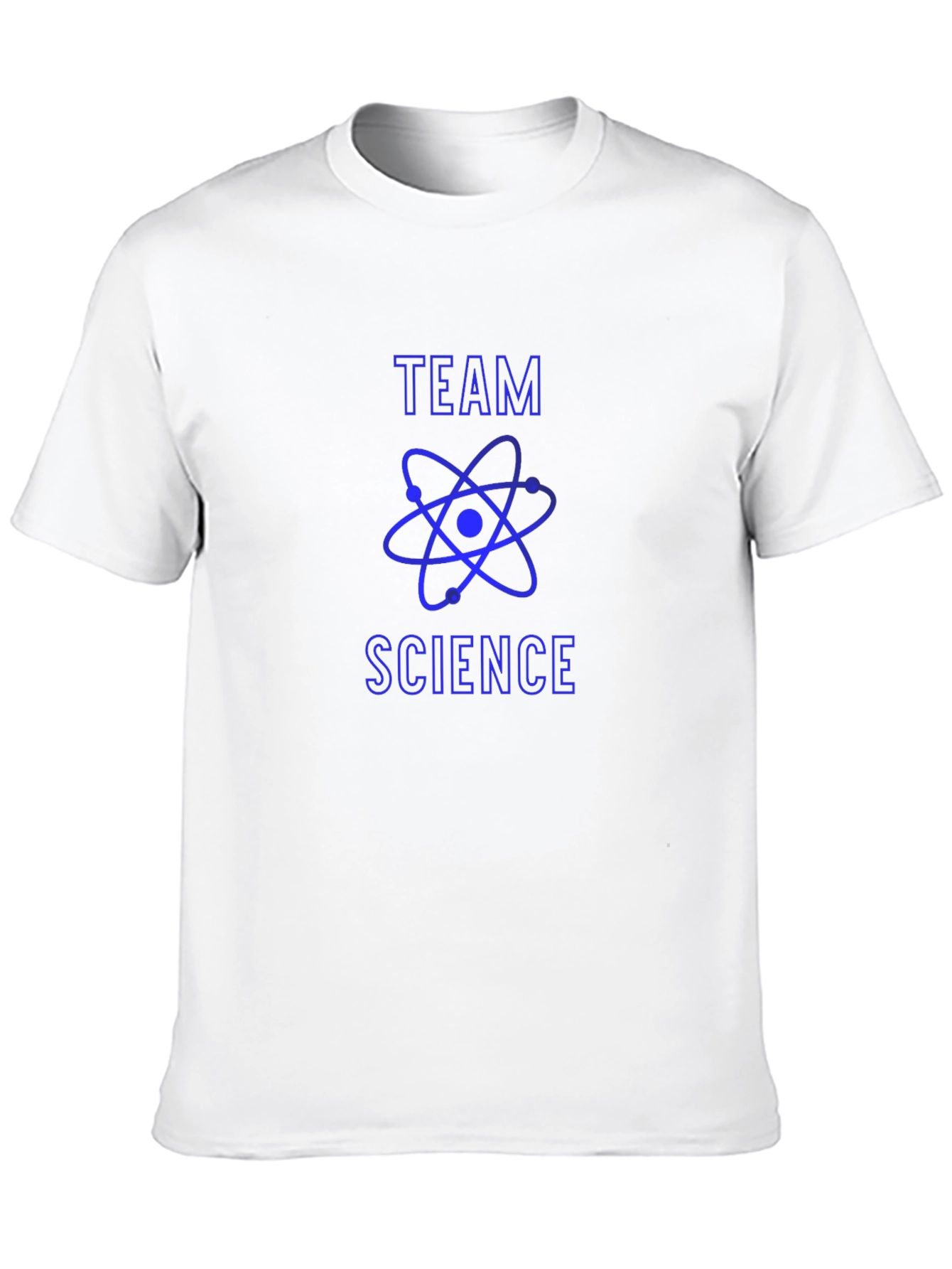 Team Science Black T-Shirt - Atom Design
