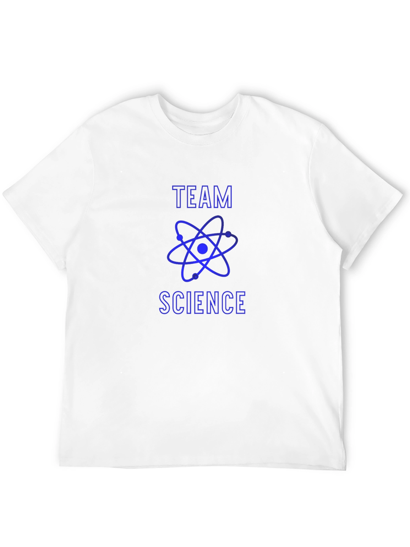 Team Science Black T-Shirt - Atom Design