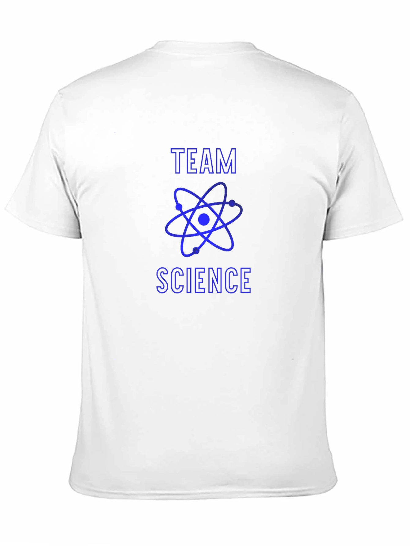 Team Science Black T-Shirt - Atom Design