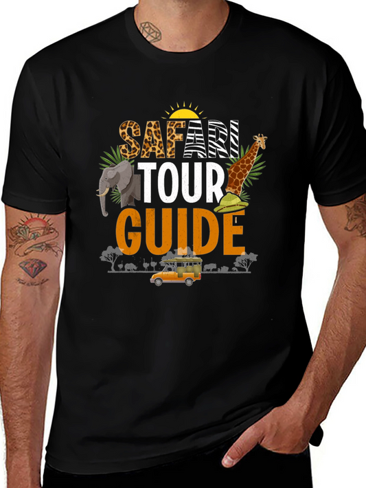 Safari Tour Guide T-Shirt - Adventure Awaits!