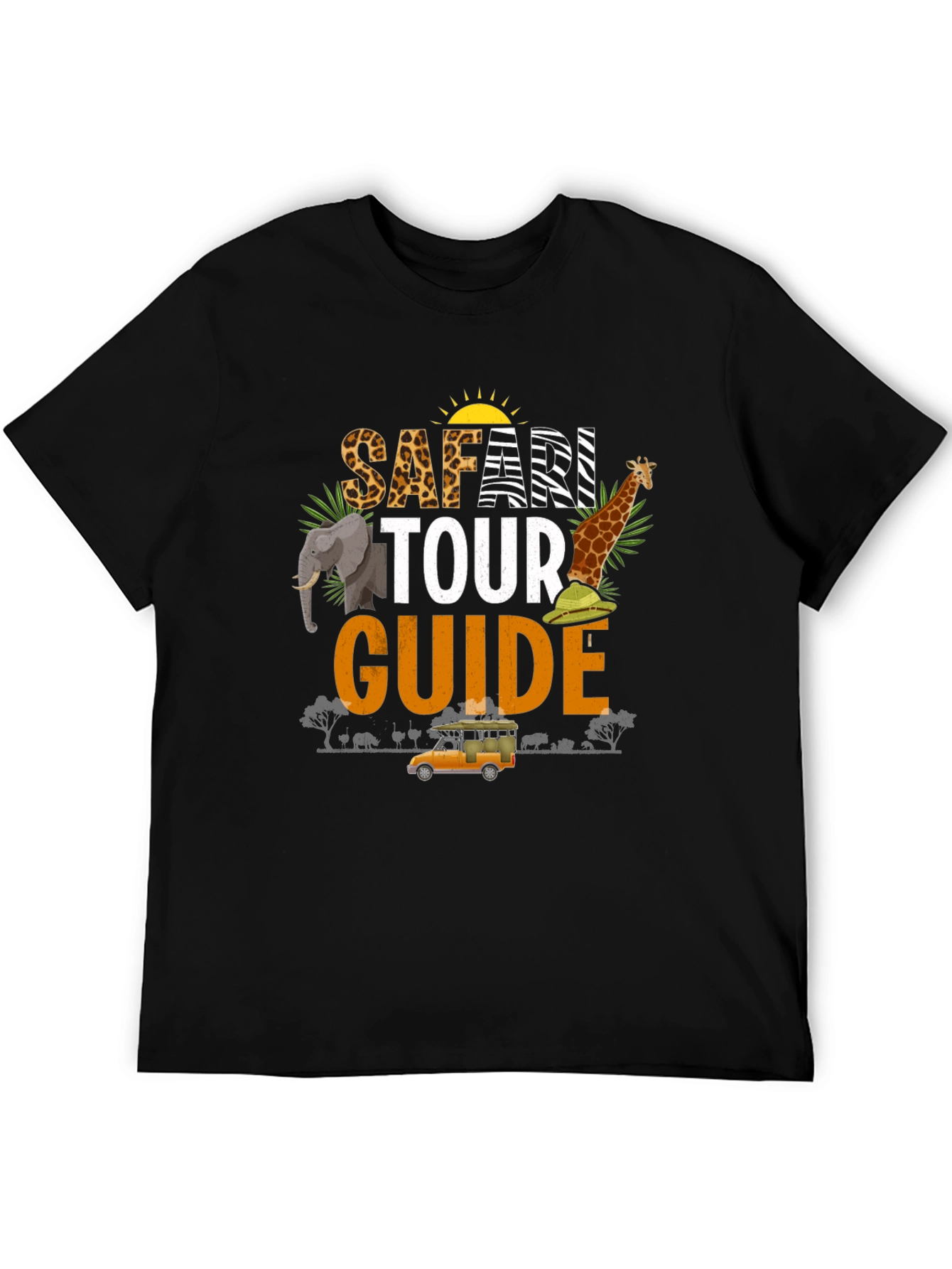 Safari Tour Guide T-Shirt - Adventure Awaits!