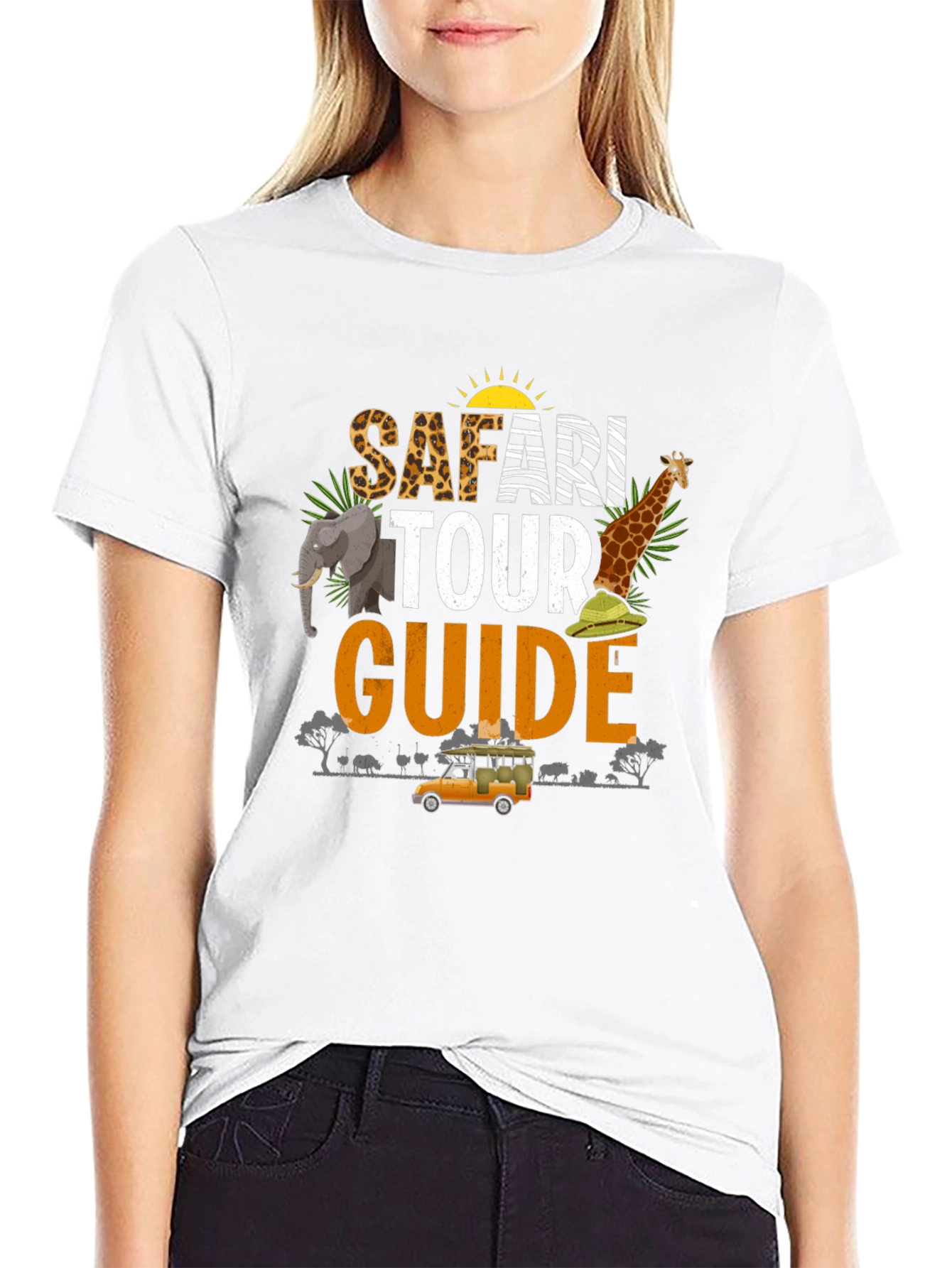 Safari Tour Guide T-Shirt - Adventure Awaits!