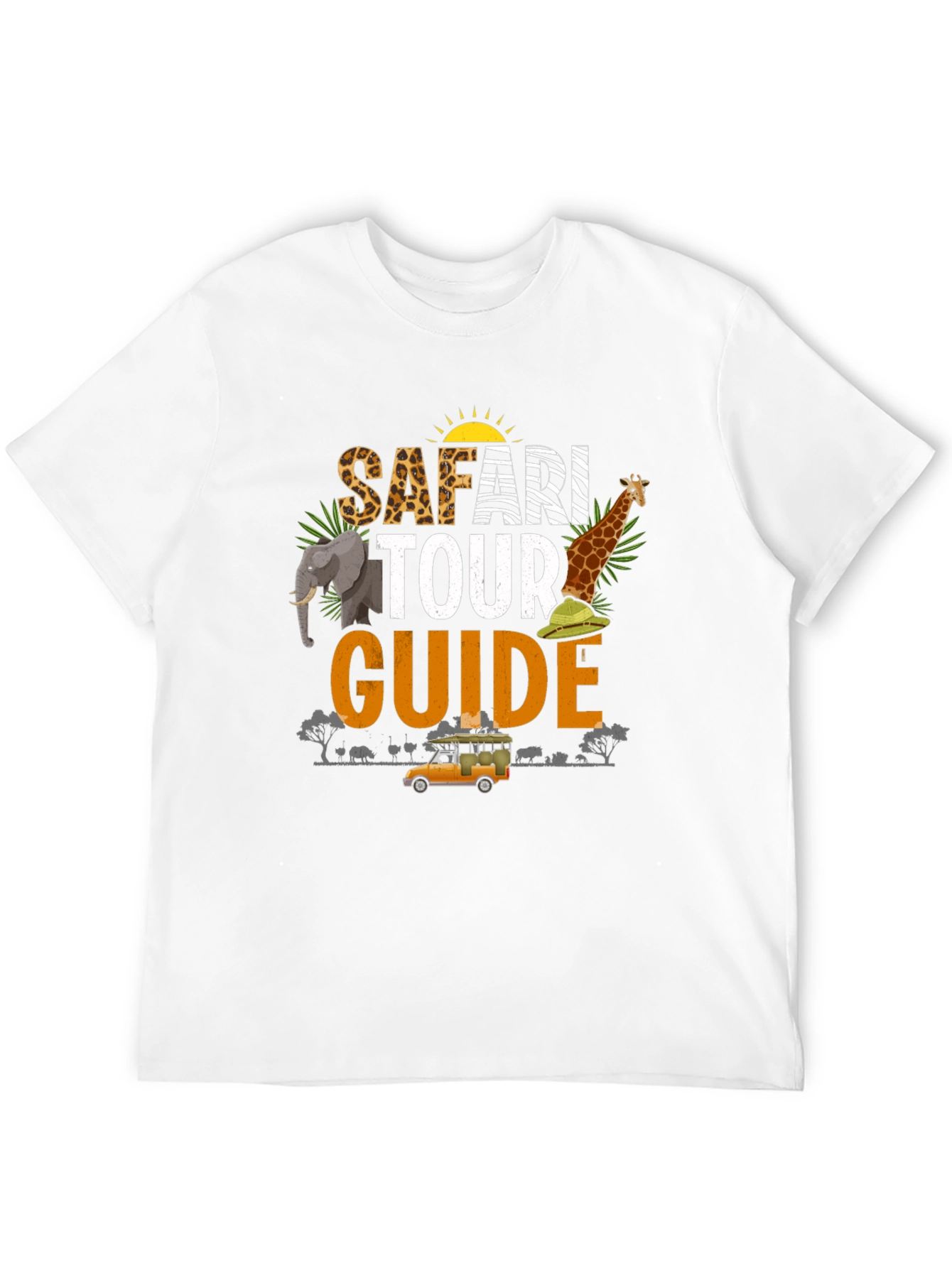 Safari Tour Guide T-Shirt - Adventure Awaits!