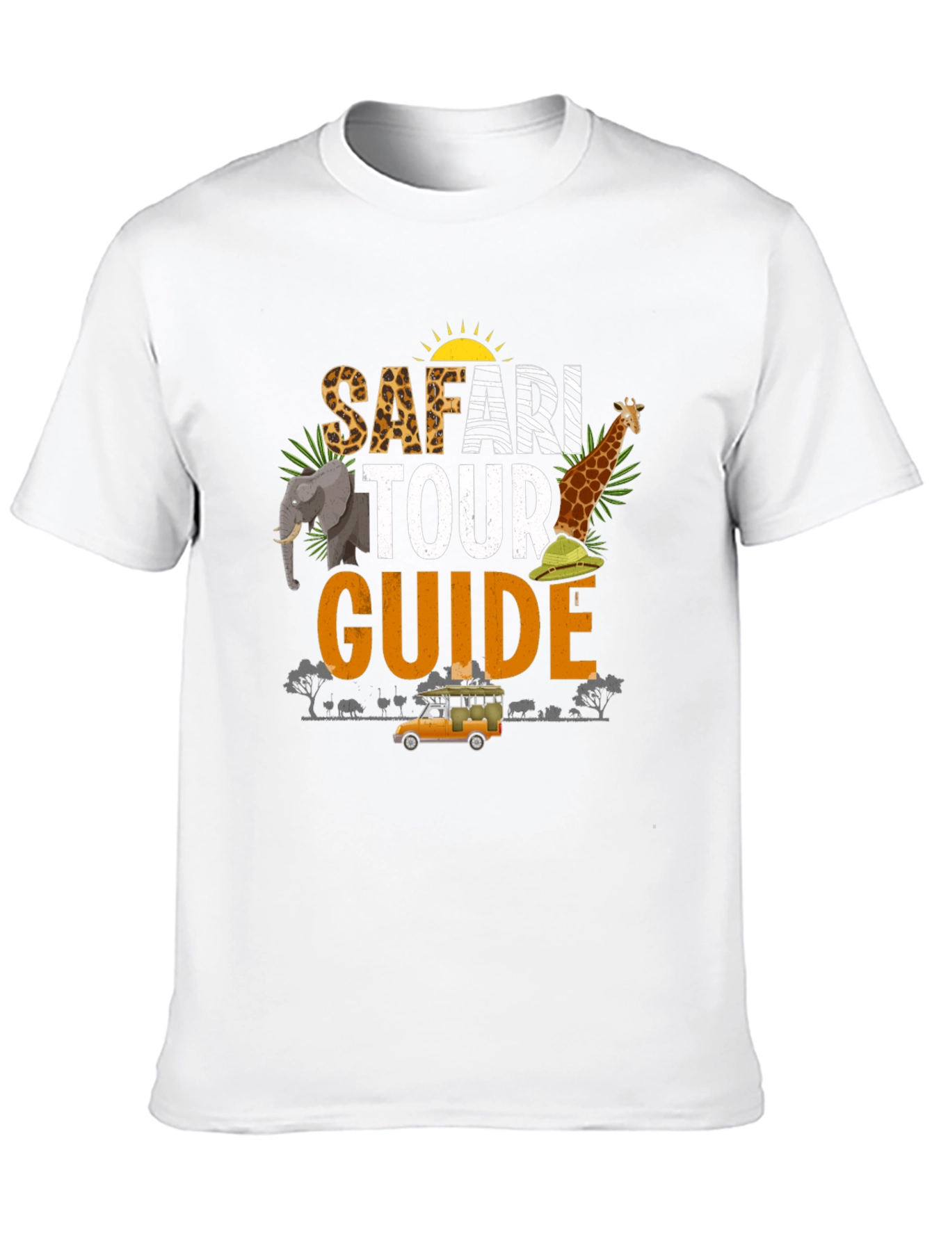 Safari Tour Guide T-Shirt - Adventure Awaits!