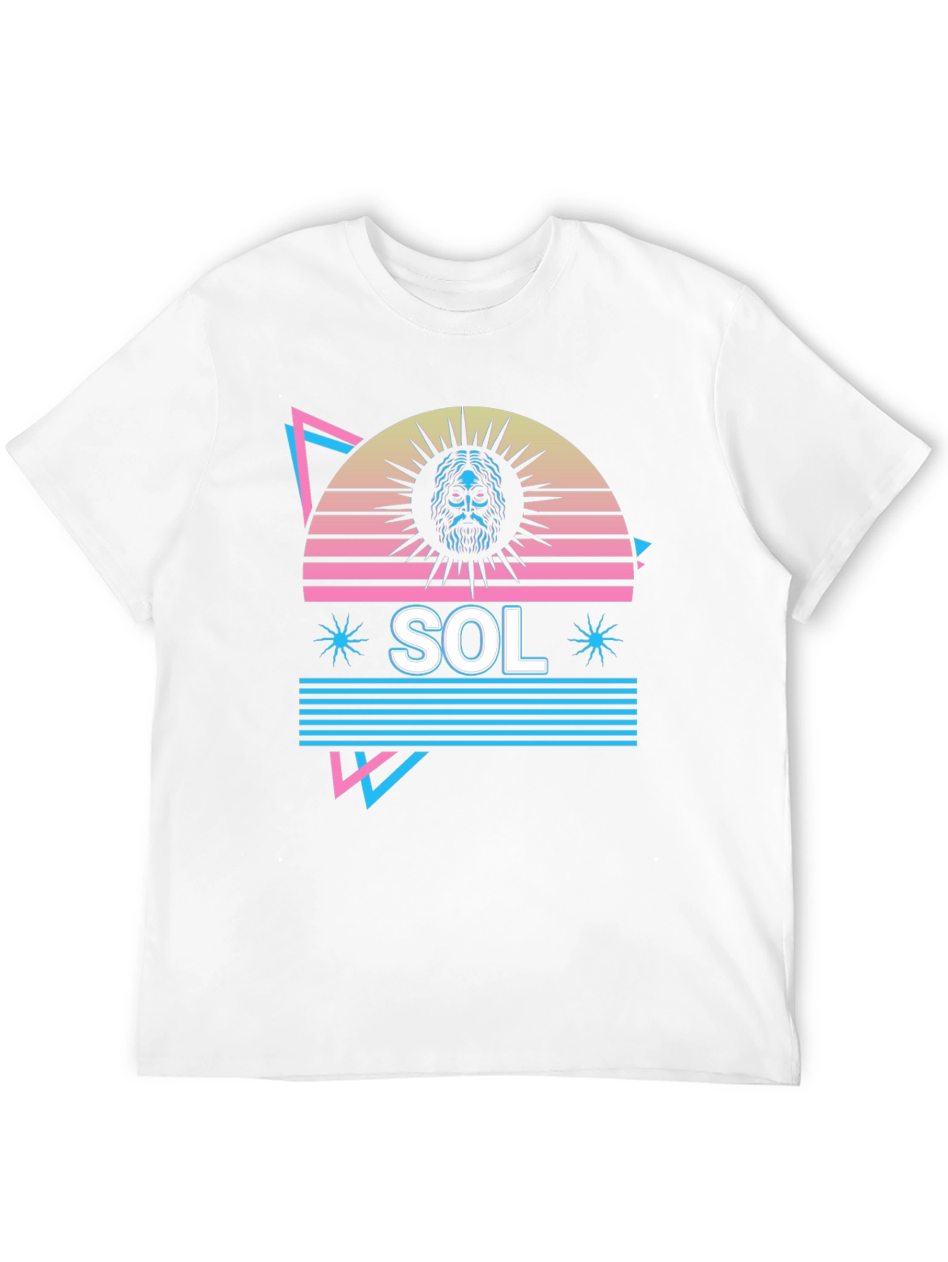 Retro SOL Graphic Tee - Black T-Shirt