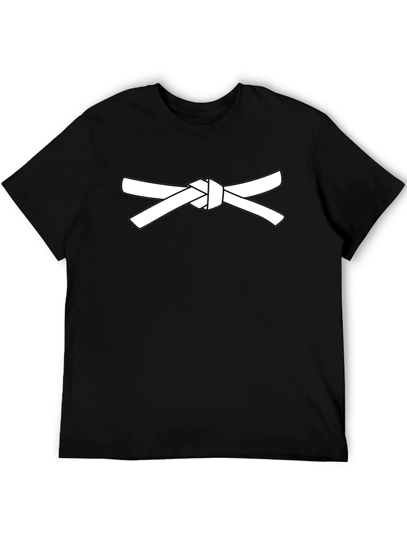 Karate Belt Graphic Black T-Shirt